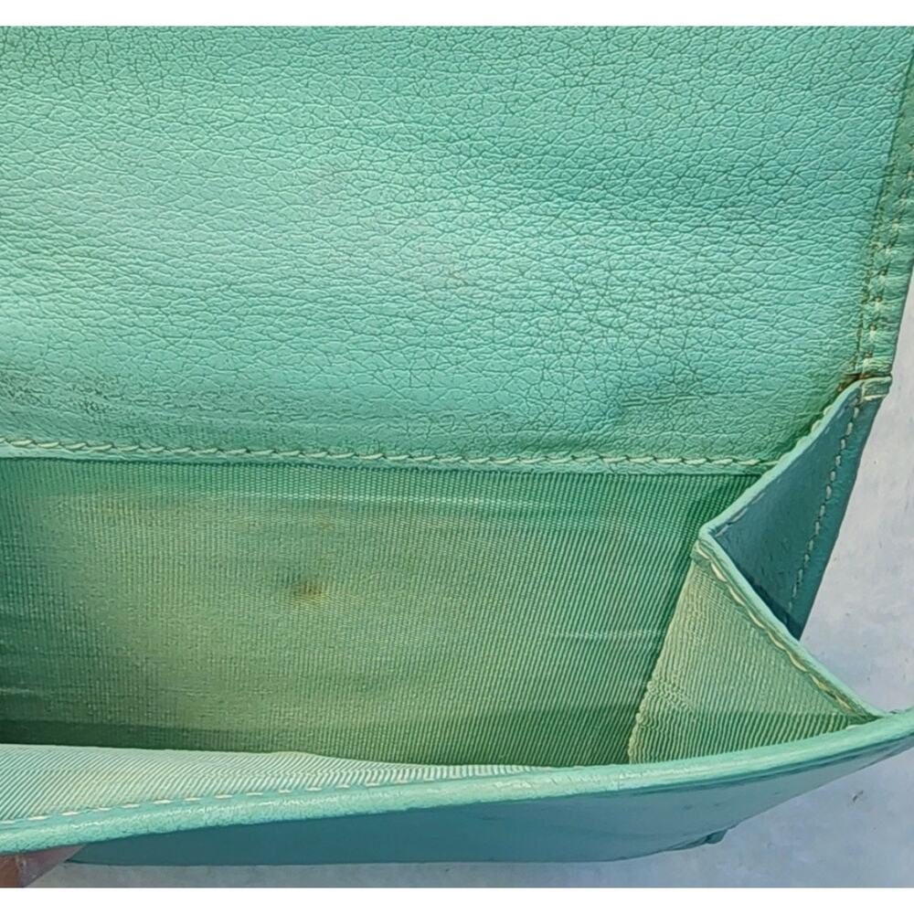 Tiffany & Company Vintage Blue Turn Lock Wallet - Picture 8 of 16